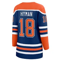 Women's Fanatics Zach Hyman Royal Edmonton Oilers Home Breakaway Player - Jersey