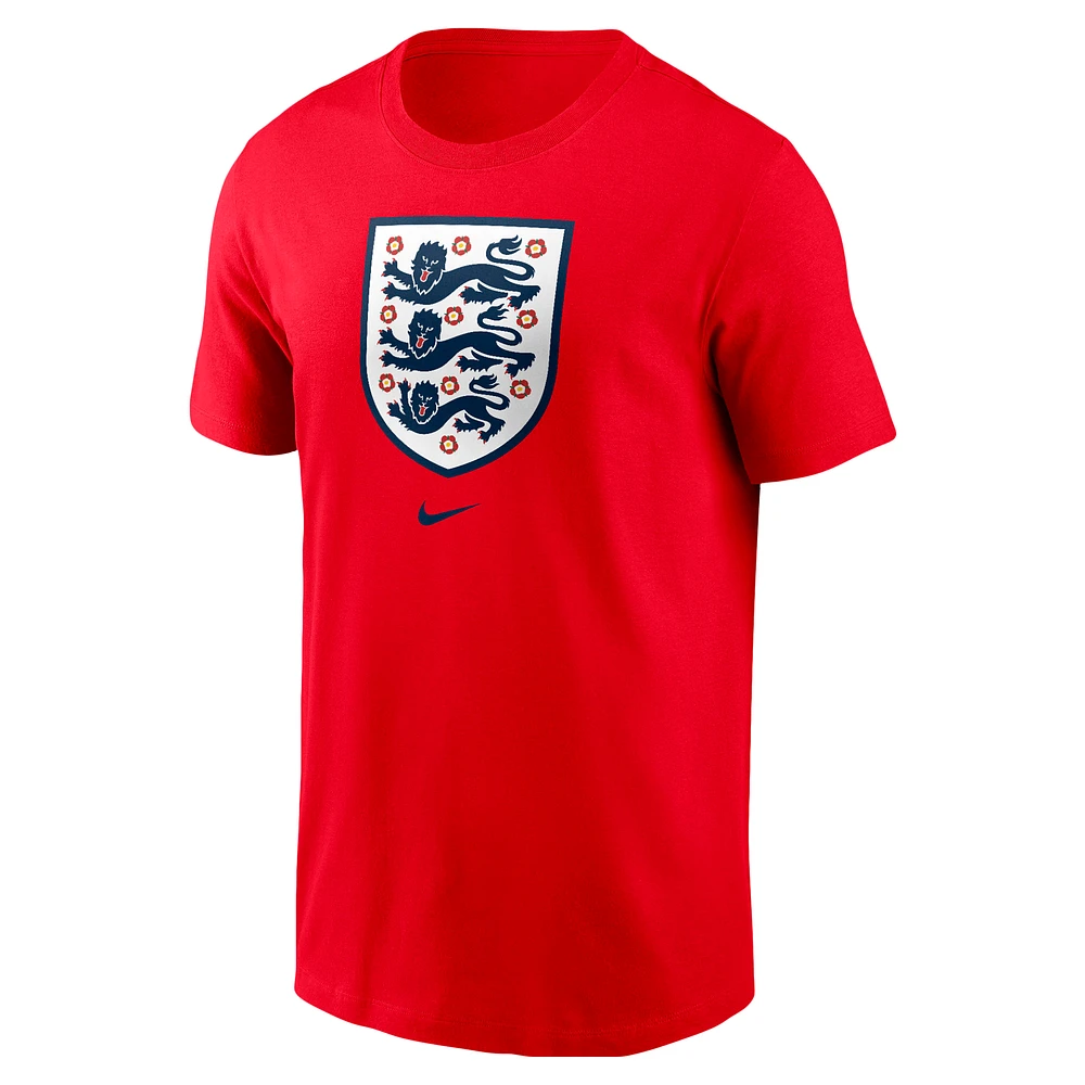 Men's Nike Red England National Team Crest Core T-Shirt