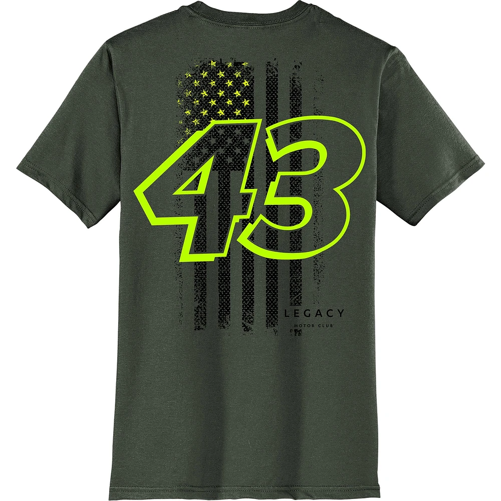 Men's LEGACY Motor Club Team Collection  Green Erik Jones Flag T-Shirt
