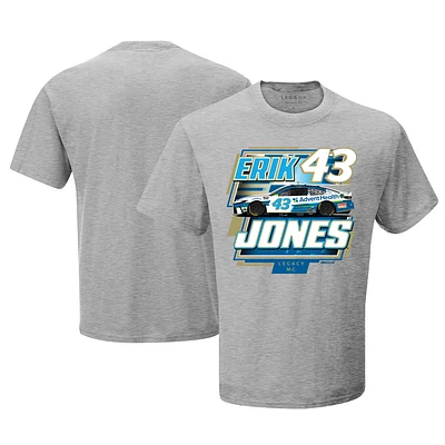 T-shirt pour hommes LEGACY Motor Club Team Collection Heather Grey Erik Jones AdventHealth Rival