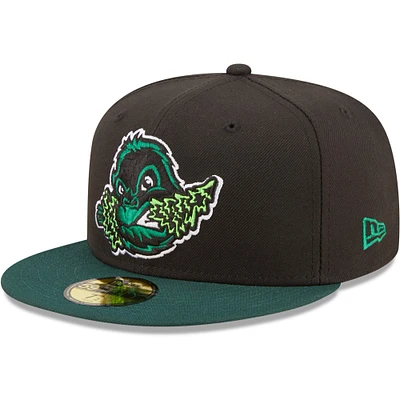 Casquette ajustée 59FIFTY pour homme Eugene Emeralds Authentic Collection noire New Era