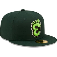 Men's New Era Green Eugene Emeralds Authentic Collection 59FIFTY Fitted Hat