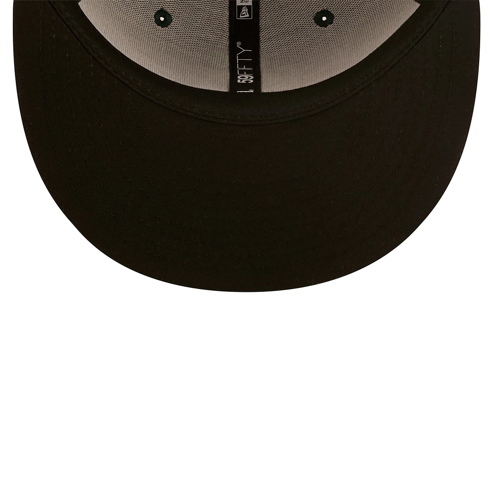 Men's New Era Green Eugene Emeralds Authentic Collection 59FIFTY Fitted Hat