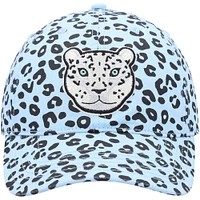 Men's Explore Light Blue Snow Leopard Dad Adjustable Hat