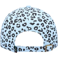 Men's Explore Light Blue Snow Leopard Dad Adjustable Hat
