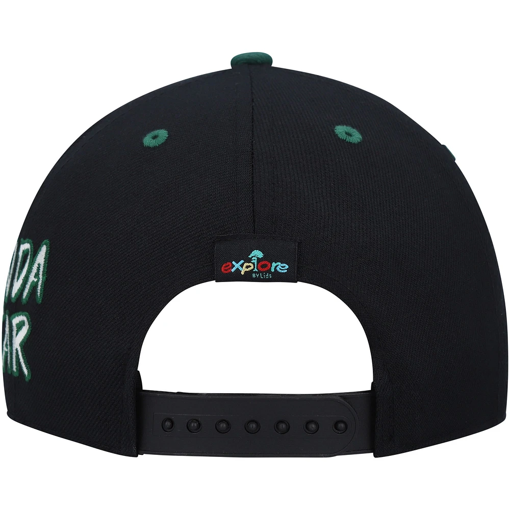 Youth Explore Black Explore Panda Snapback Hat