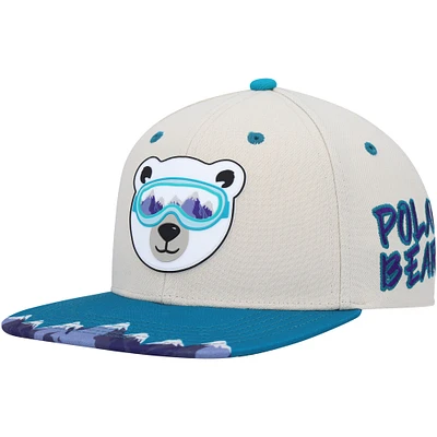 Chapeau snapback pour jeunes Explore crème Explore Polar Bear