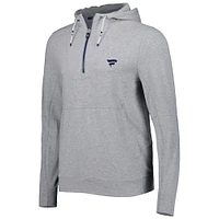Men's B. Draddy Heather Gray Fanatics Corporate The Proctor Quarter-Zip Hoodie