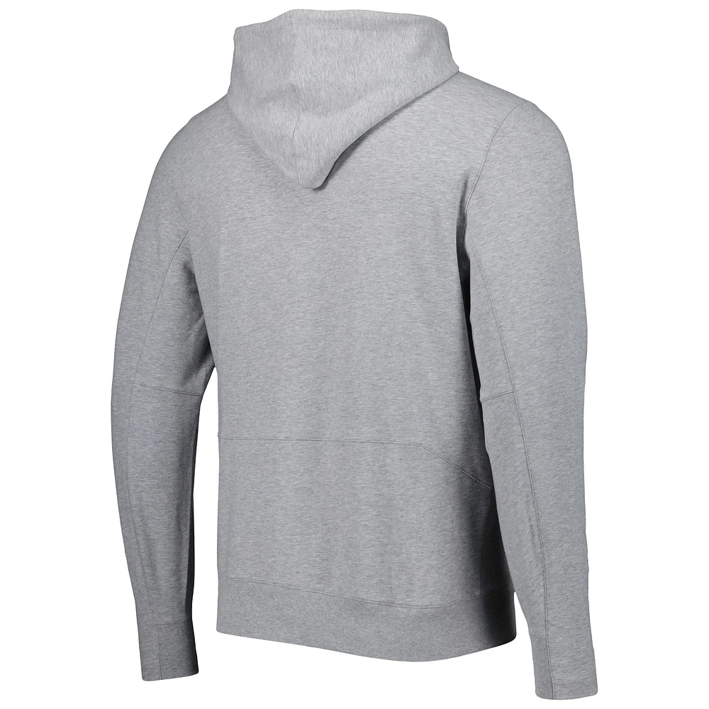Men's B. Draddy Heather Gray Fanatics Corporate The Proctor Quarter-Zip Hoodie