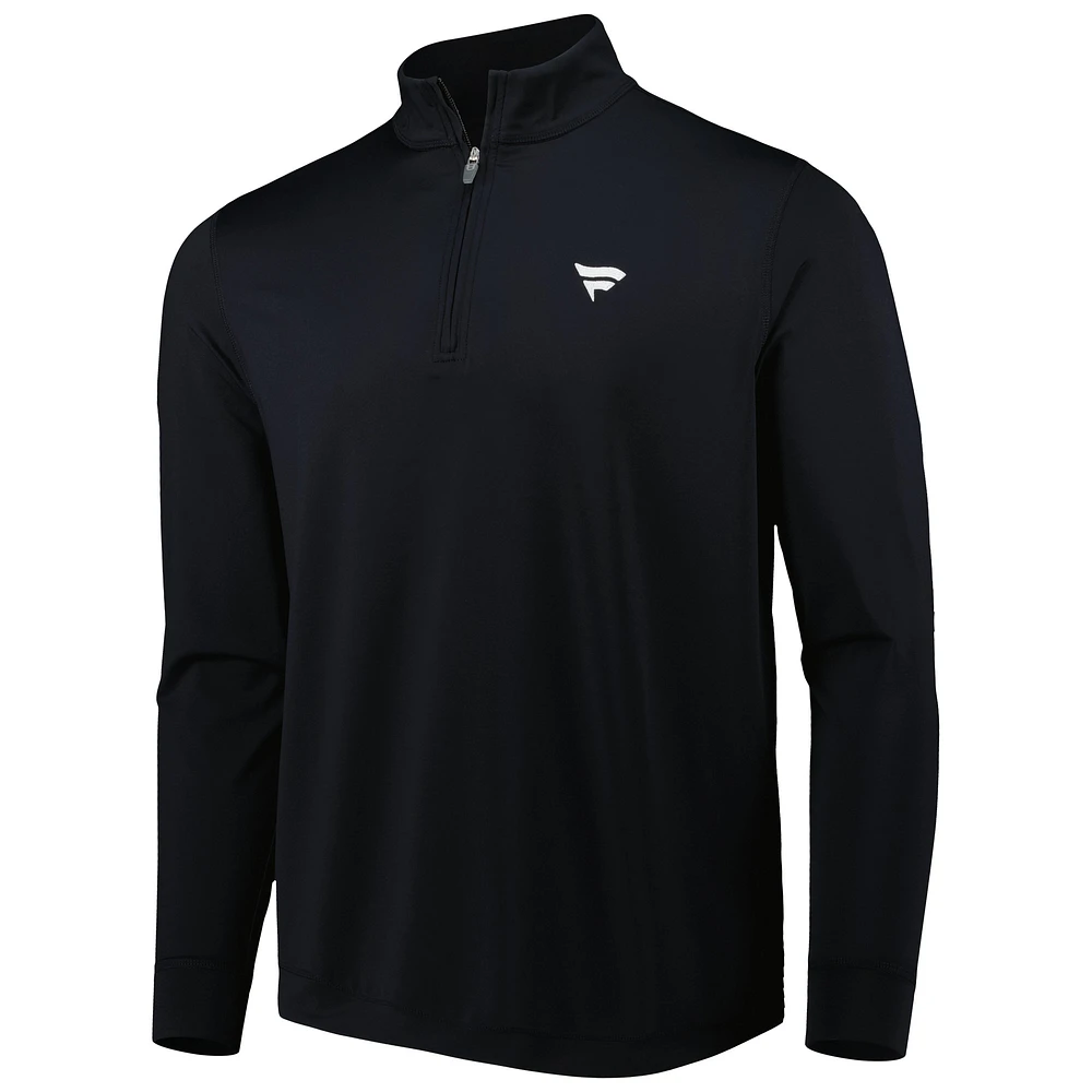 Haut demi-zippé classique Ecotec de Fanatics Corporate pour homme noir