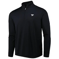 Haut demi-zippé classique Ecotec de Fanatics Corporate pour homme noir