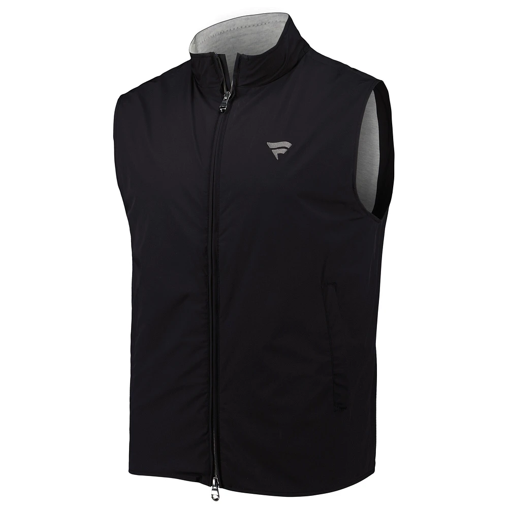 Men's Black Fanatics Corporate The Viper Full-Zip Vest