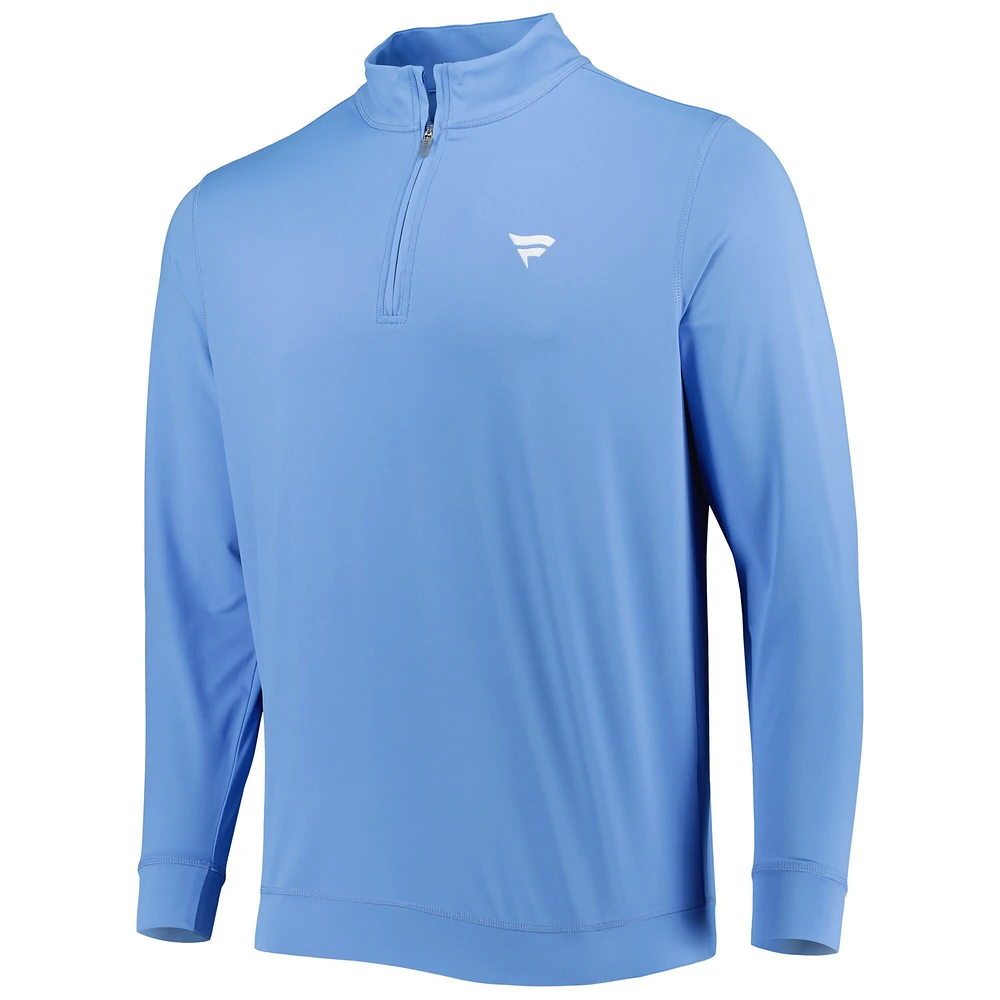 Haut demi-zippé Ecotec Corporate Classic de Fanatics bleu pour homme