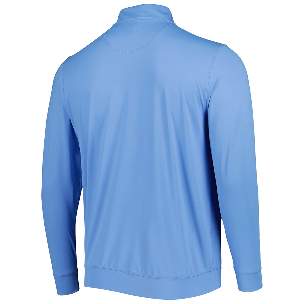 Haut demi-zippé Ecotec Corporate Classic de Fanatics bleu pour homme