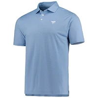 Men's Blue Fanatics Corporate The Butter Stripe Tri-Blend Polo