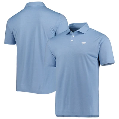 Men's Blue Fanatics Corporate The Butter Stripe Tri-Blend Polo