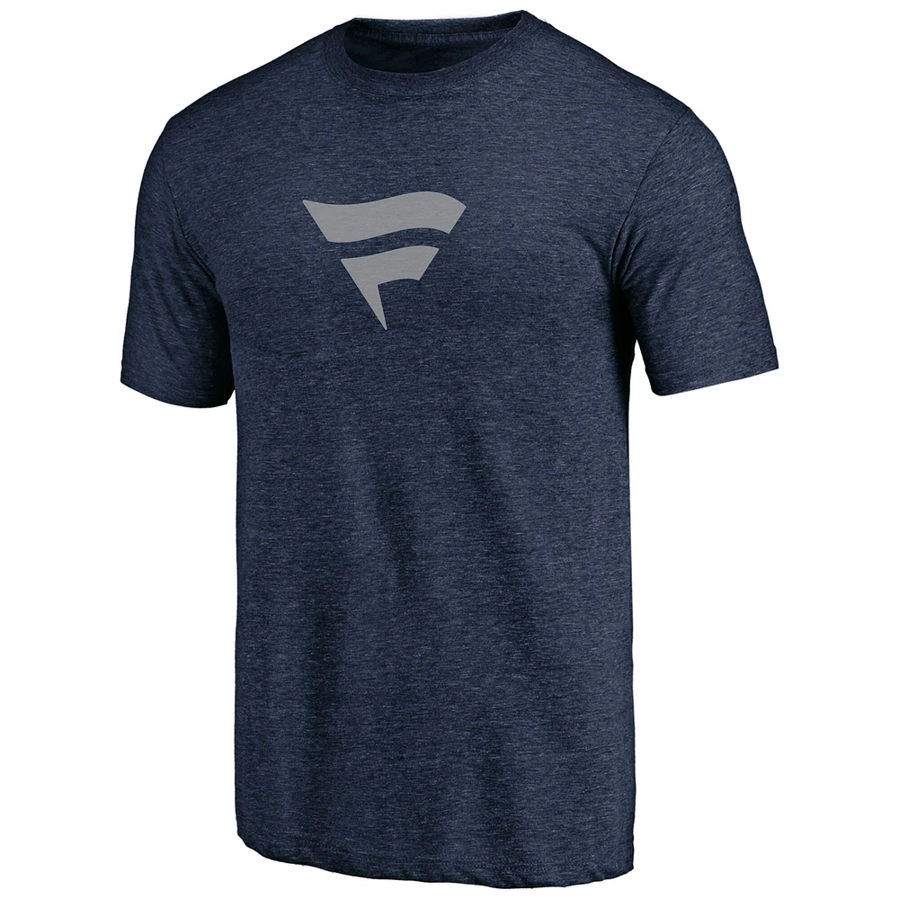 Men's Heathered Navy Fanatics Corporate Eco Tri-Blend T-Shirt