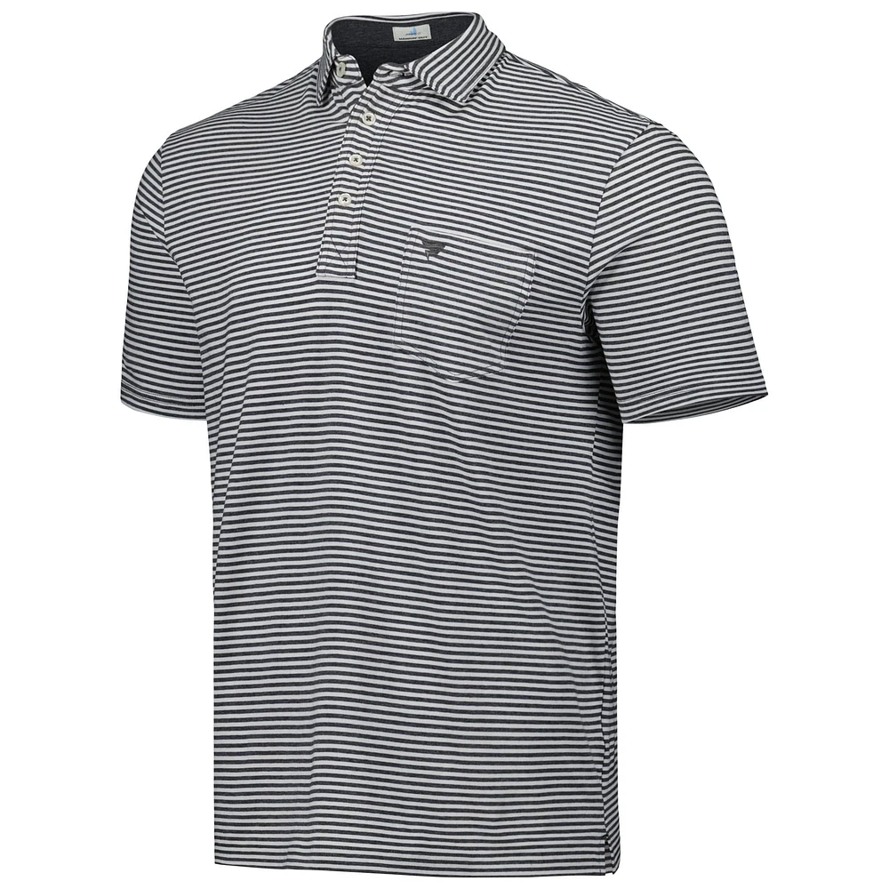 Men's johnnie-O Charcoal Fanatics Corporate Nelly Polo