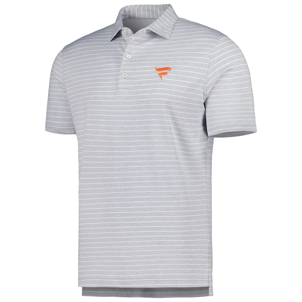 Polo Johnnie-O gris Fanatics Corporate Newton pour homme