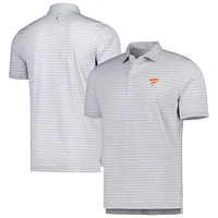 Polo Johnnie-O gris Fanatics Corporate Newton pour homme