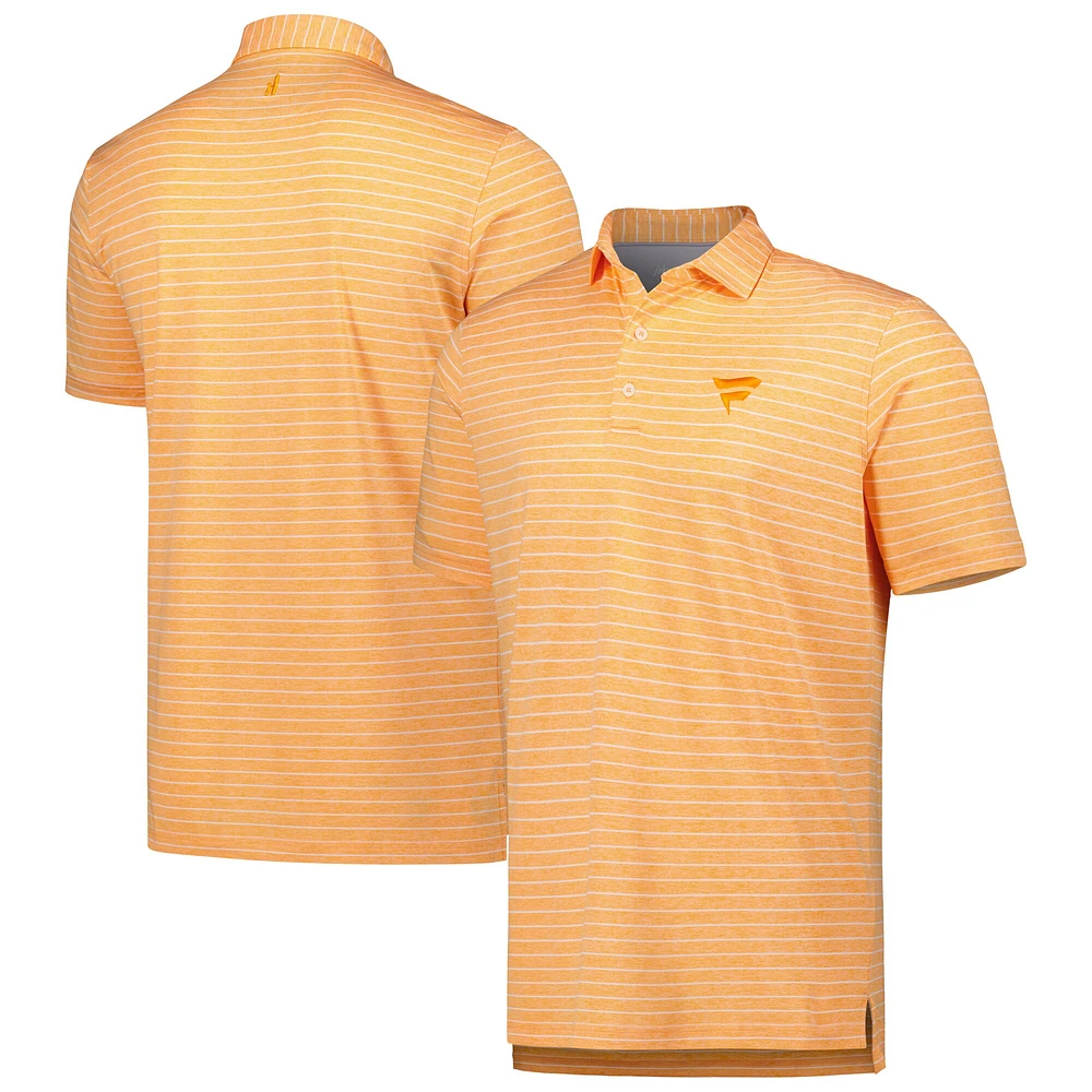 Polo Johnnie-O Orange Fanatics Corporate Newton pour homme