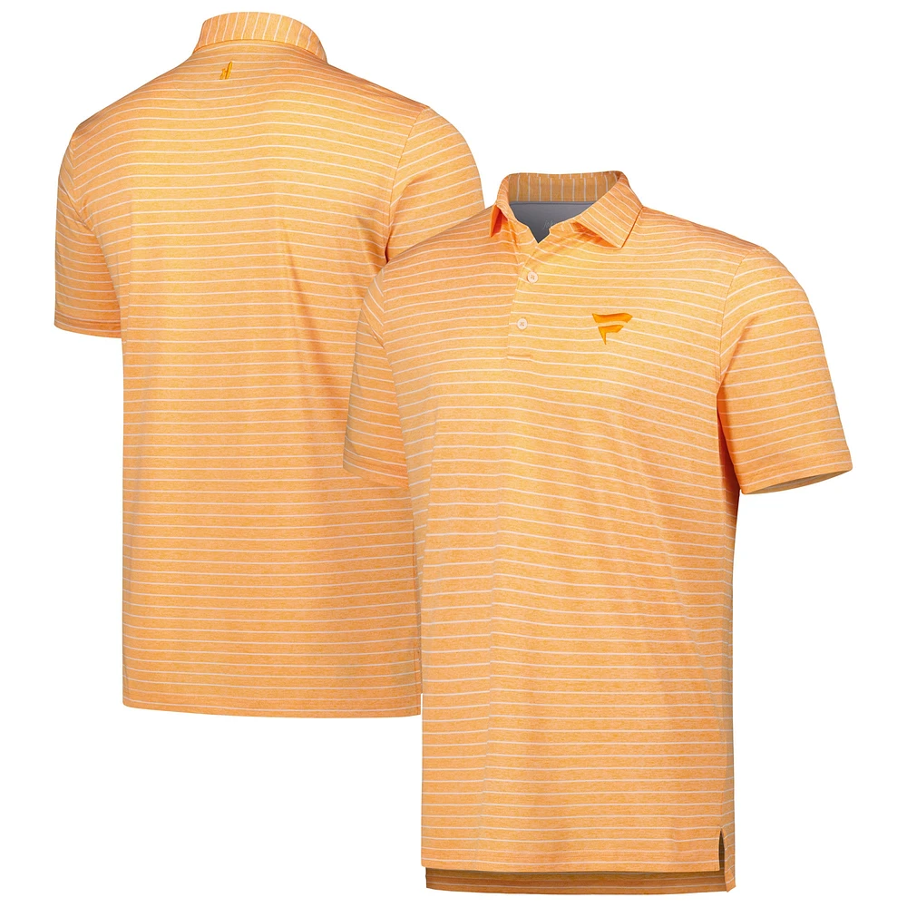 Polo Johnnie-O Orange Fanatics Corporate Newton pour homme