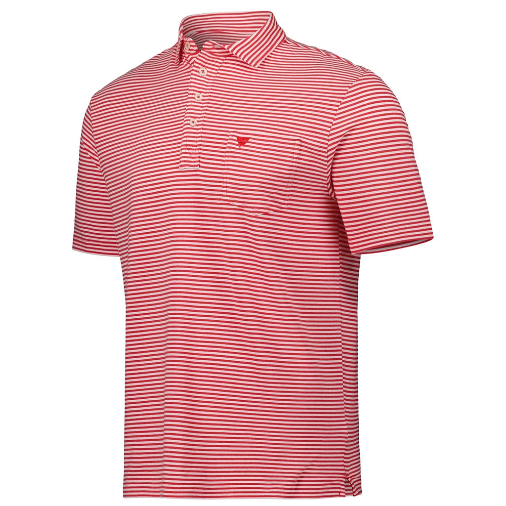 Men's johnnie-O Red Fanatics Corporate Nelly Polo
