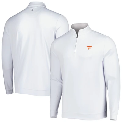 Veste zippée quart de zip Johnnie-O White Fanatics Corporate Diaz pour homme