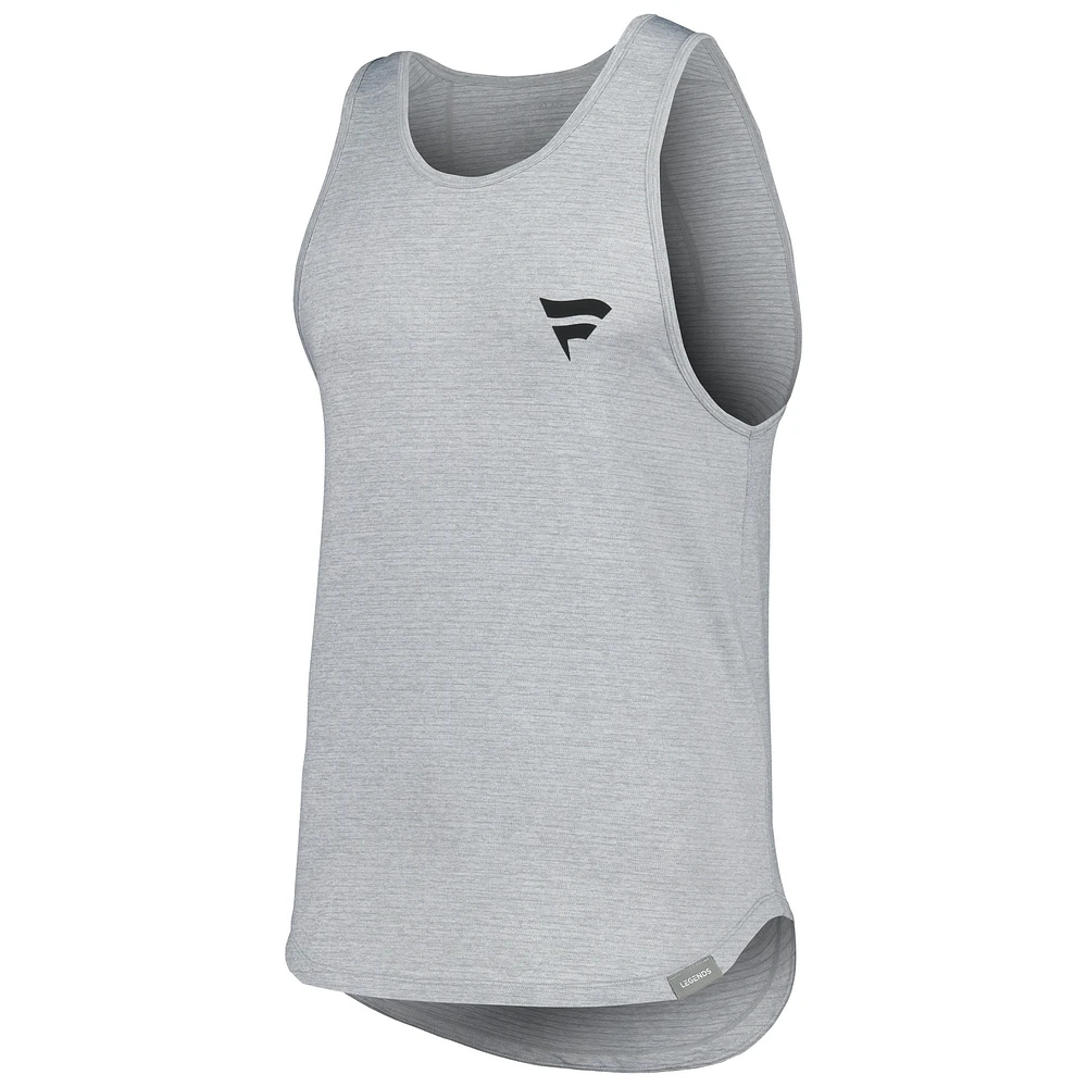 Men's LEGENDS Gray Fanatics Corporate Enzo Tri-Blend Tank Top