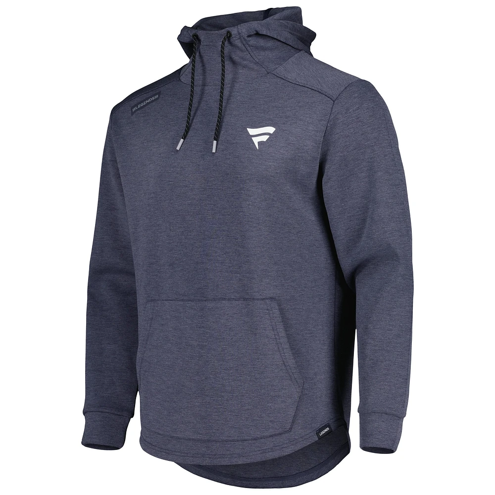 Sweat à capuche trois bandes technique Hawthorne pour homme LEGENDS Heather Navy Fanatics Corporate