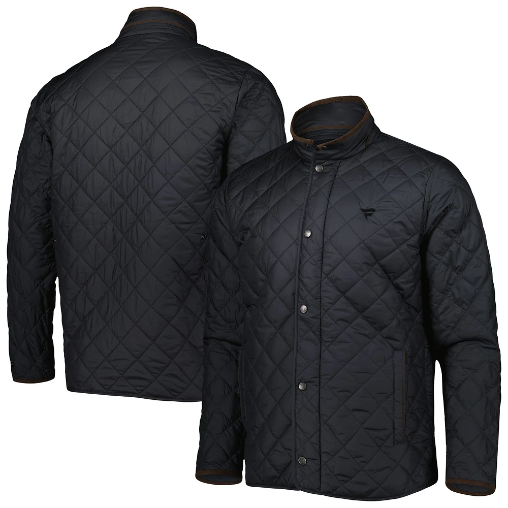Veste de voyage matelassée à boutons-pression Fanatics Corporate Suffolk Peter Millar pour homme