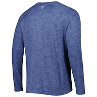 Men's Peter Millar Blue Fanatics Corporate Aurora Raglan Long Sleeve T-Shirt