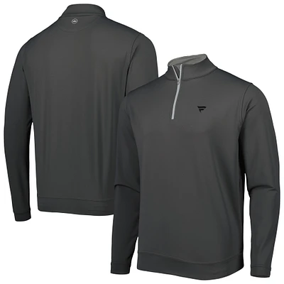 Haut zippé 1/4 Peter Millar Fanatics Corporate Perth pour homme gris
