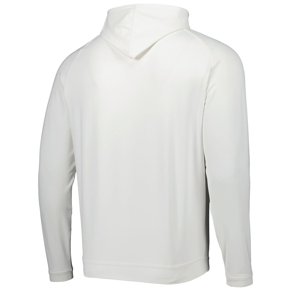 Men's Peter Millar White Fanatics Corporate Pine Raglan Pullover Hoodie