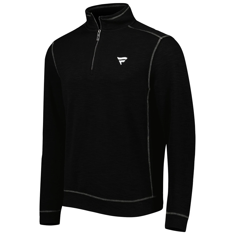 Men's Tommy Bahama Fanatics Corporate Tobago Bay Tri-Blend Quarter-Zip Pullover