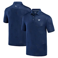 Men's Tommy Bahama Blue Fanatics Corporate Sport Palm Coast Palmera IslandZone Polo
