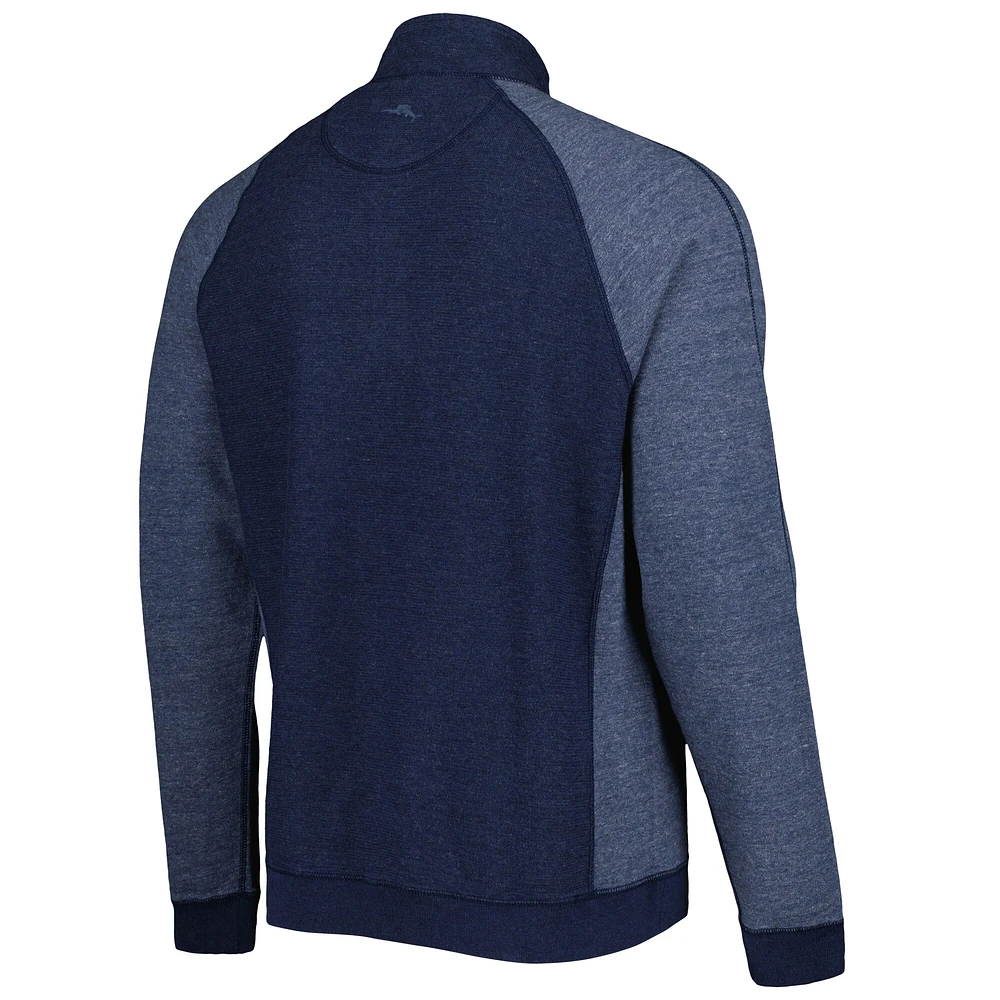 Sweat-shirt à enfiler Tommy Bahama Blue Fanatics Corporate Sport Scrimmage Raglan pour homme