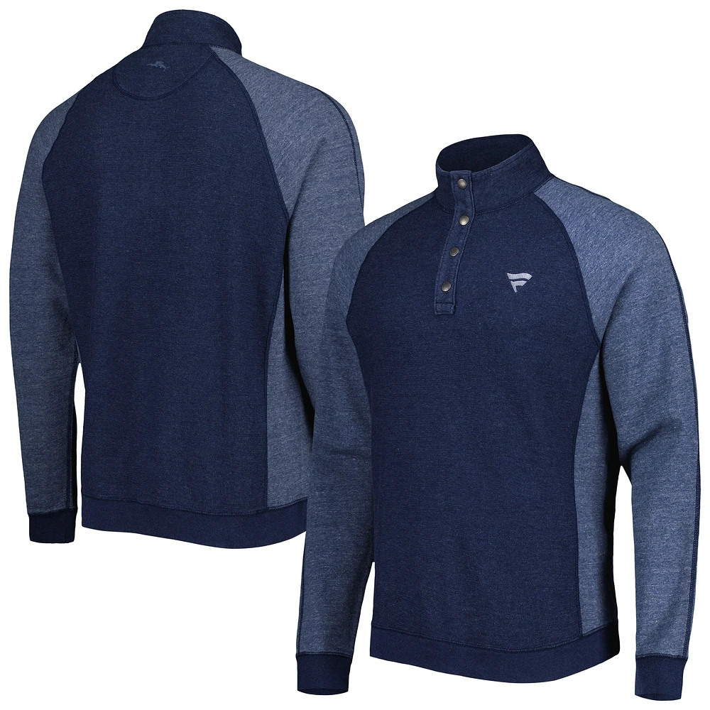Sweat-shirt à enfiler Tommy Bahama Blue Fanatics Corporate Sport Scrimmage Raglan pour homme