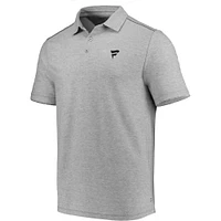Men's Tommy Bahama Heather Gray Fanatics Corporate Sport Tailgater IslandZone Polo