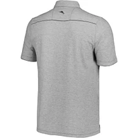 Men's Tommy Bahama Heather Gray Fanatics Corporate Sport Tailgater IslandZone Polo