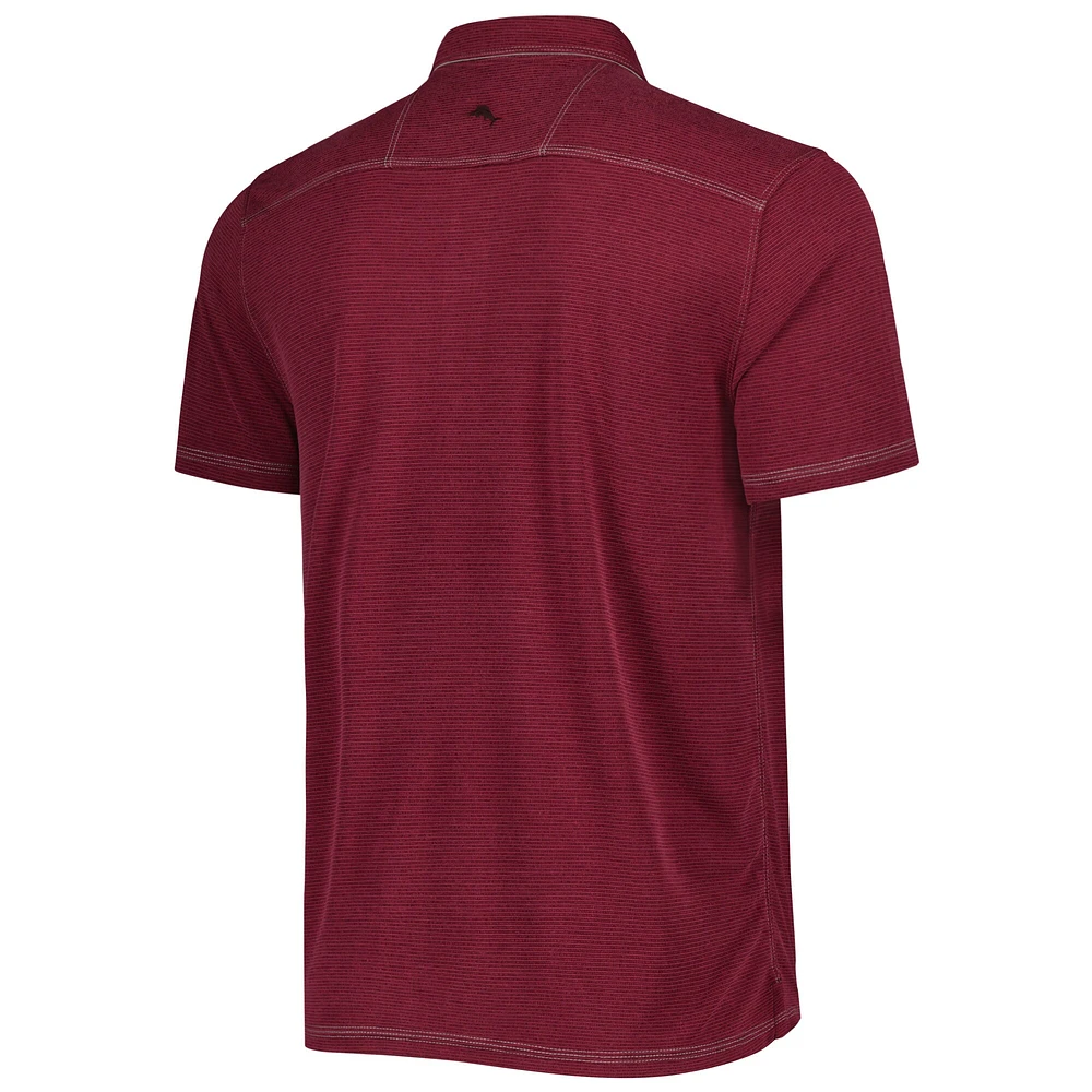 Men's Tommy Bahama Maroon Fanatics Corporate Paradiso Cove Polo