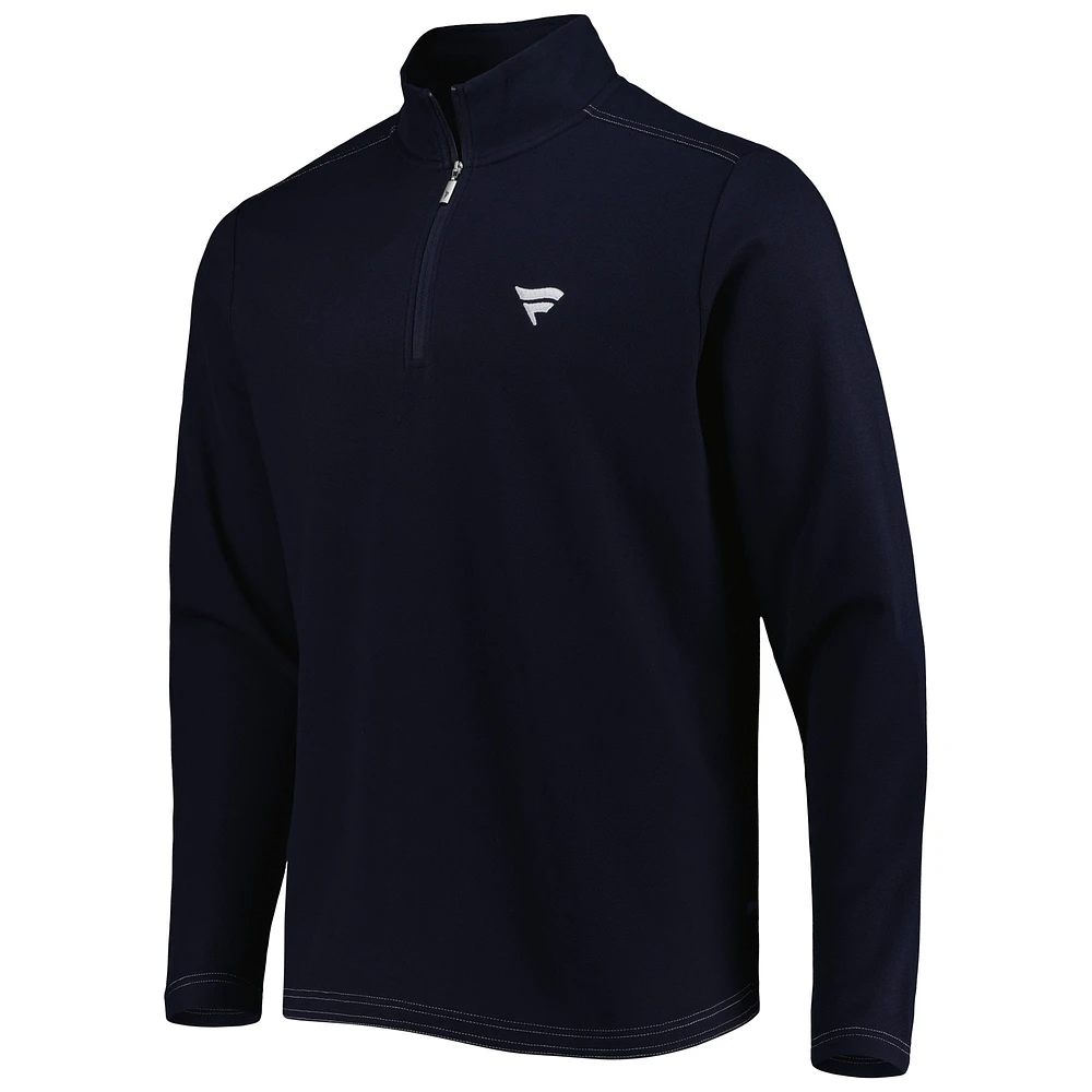 Men's Tommy Bahama Navy Fanatics Corporate Sport Emfielder 2.0 IslandZone Half-Zip Jacket