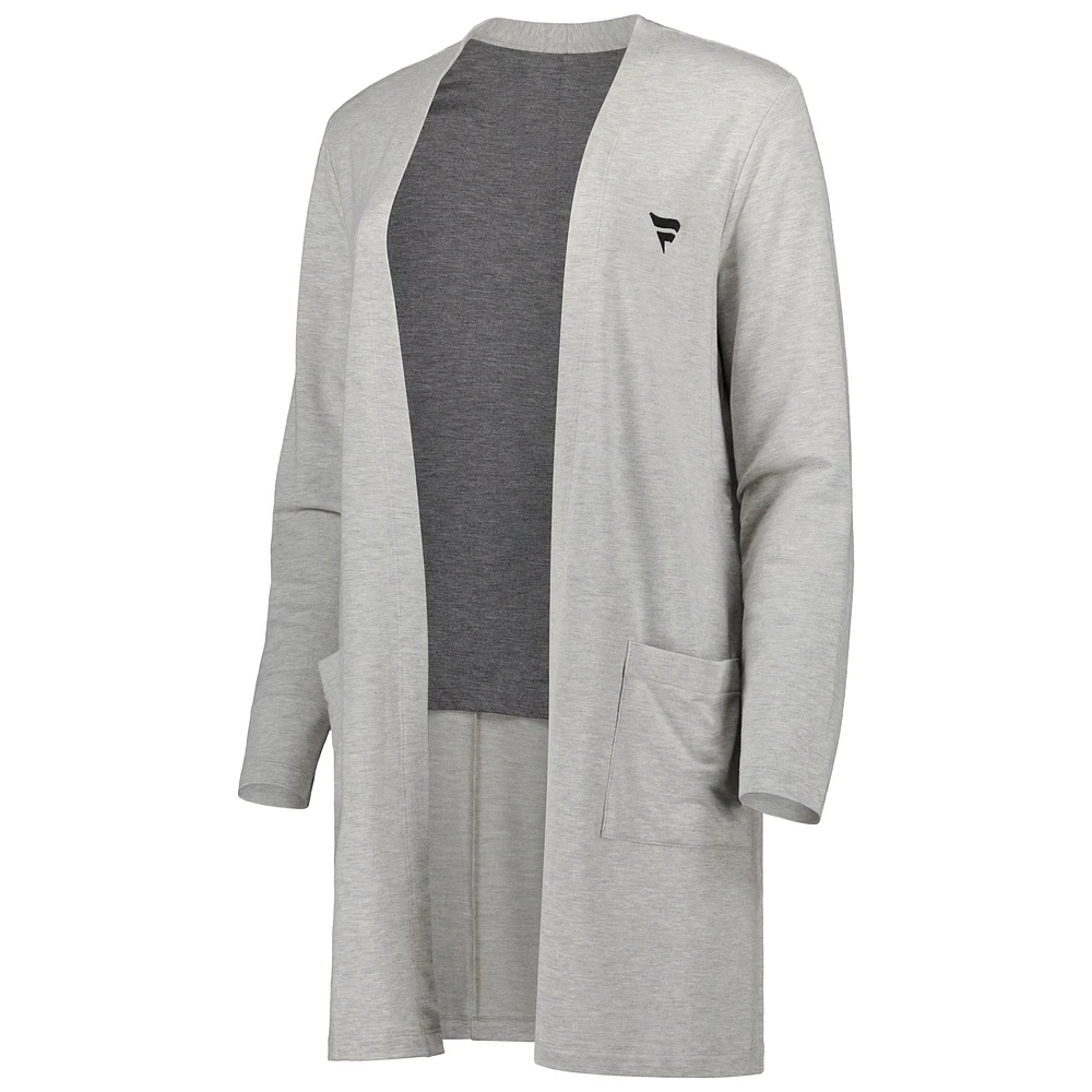Women's Gray Fanatics Corporate The Beachwood Cashtec Cardigan