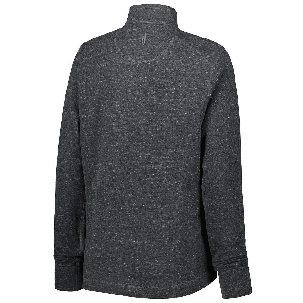 Veste demi-zippée johnnie-O Charcoal Fanatics Corporate Kennedy pour femme