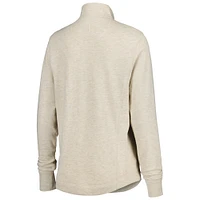 Veste demi-zippée Oatmeal Fanatics Corporate Kennedy de Johnnie-O pour femme