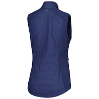 Women's Zero Restriction Navy Fanatics Corporate Tess Dual Full-Zip Vest