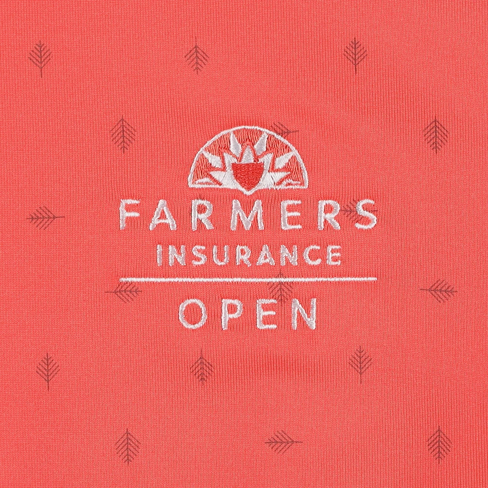 Men's Under Armour Orange 2025 Farmers Insurance Open Drive Leaf Lane Polo