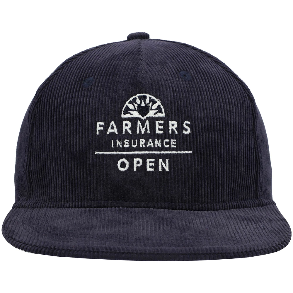 Men's Ahead Navy Farmers Insurance Open Moby Snapback Hat