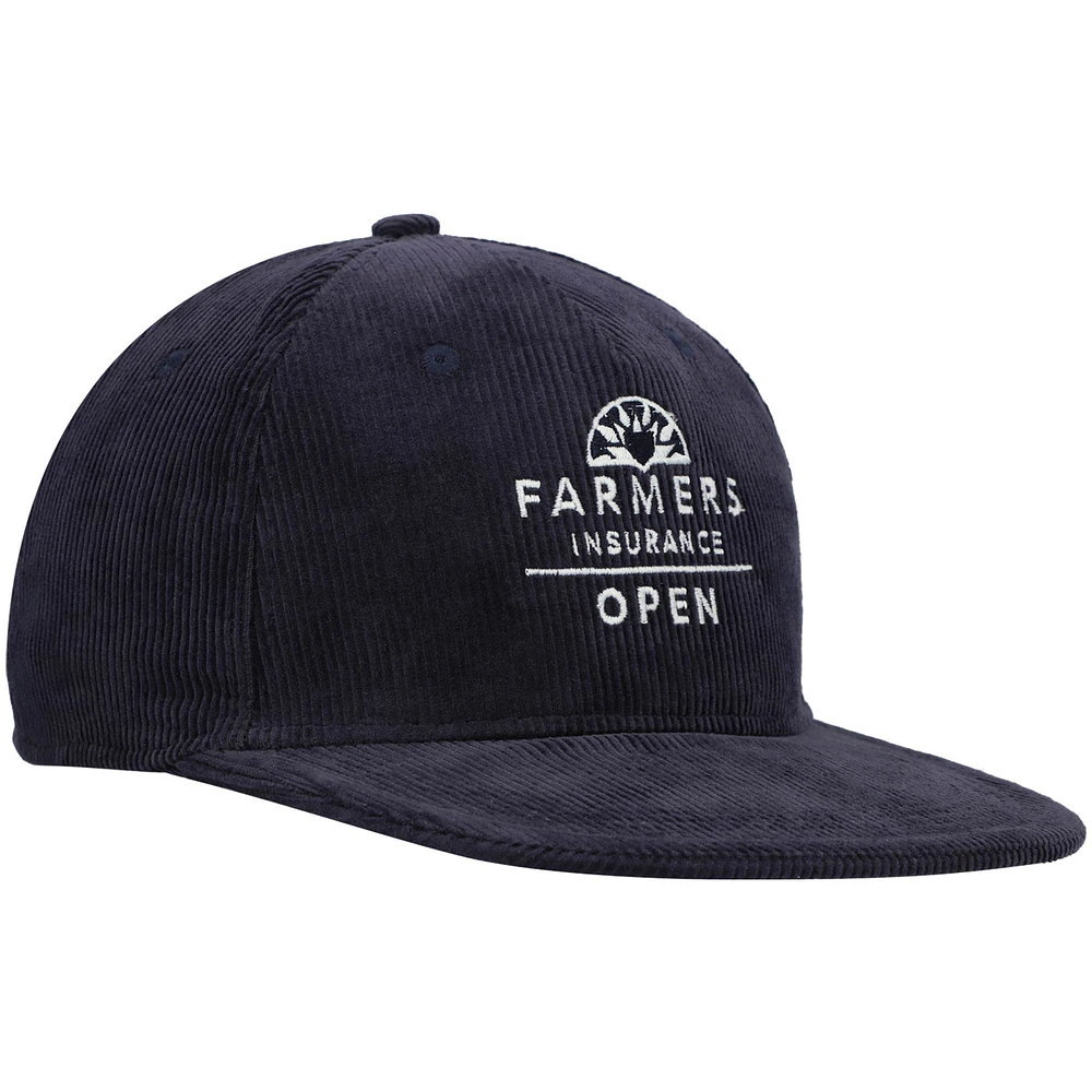 Men's Ahead Navy Farmers Insurance Open Moby Snapback Hat