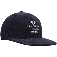 Men's Ahead Navy Farmers Insurance Open Moby Snapback Hat